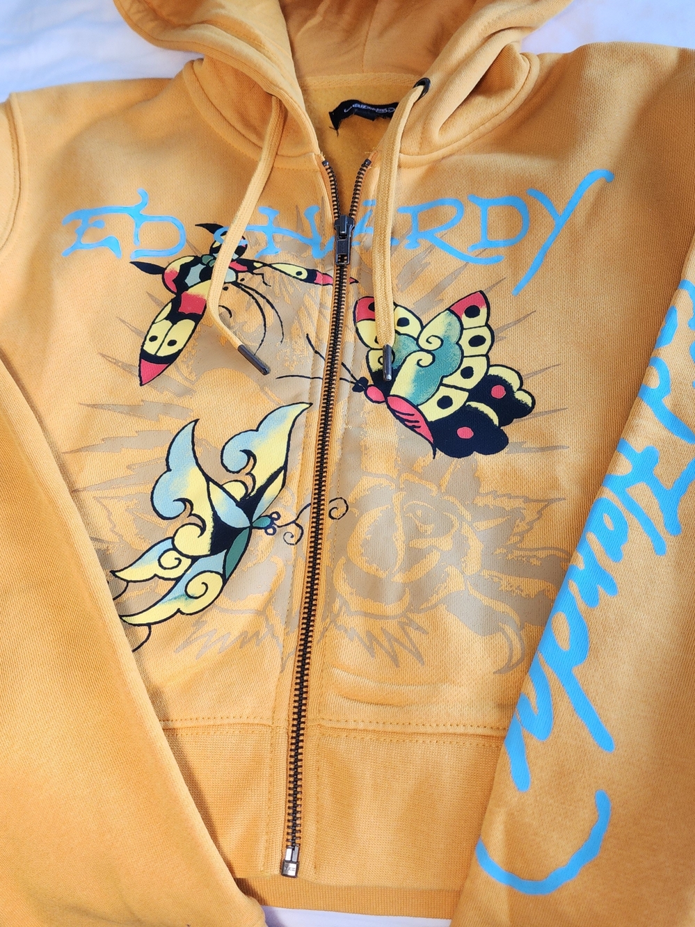 💛 Ed Hardy Butterfly Zip Hoodie NWT 💛